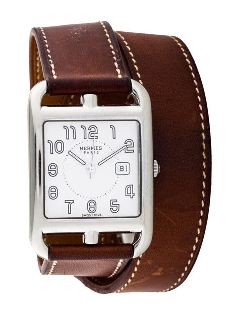 hermes cape cod double tour watch strap|Hermes cape cod watches for sale.